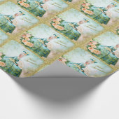 Marie Antoinette Wrapping Paper Emerald Garden Cadeaupapier (Hoek)
