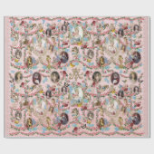 Marie Antoinette Wrapping Paper Rose of Versailles Cadeaupapier (Vlak)