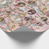 Marie Antoinette Wrapping Paper Rose of Versailles Cadeaupapier (Hoek)