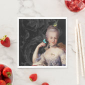  Marie Antoinette, zwart met slot en sleutel Servet (Insitu)