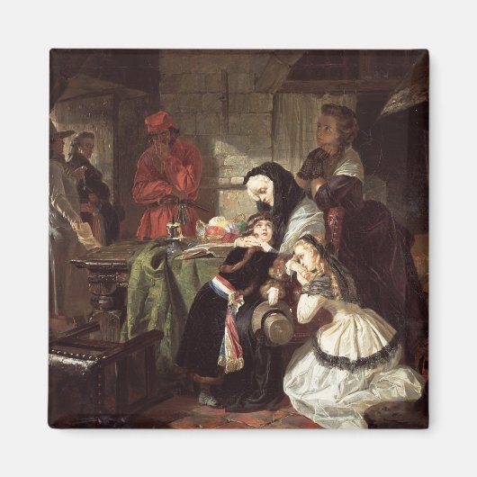 Marie-Antoinette's (1753-93) Final Adieu to the Da Magneet (Voorkant)
