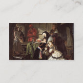 Marie-Antoinette's (1753-93) Final Adieu to the Da Visitekaartje (Achterkant)