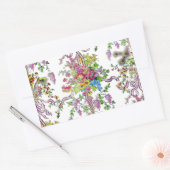 Marie Antoinette's Boudoir Rechthoekige Sticker (Envelop)