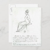 Marie-Antoinette's weg naar haar executie Briefkaart (Voorkant / Achterkant)