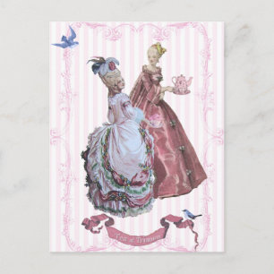 Marie AntoinetteTea in Trianon Briefkaart