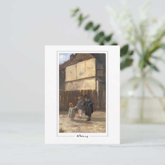 Marie Bashkirtseff #18 - Kunstend Briefkaart (Staand voorkant)