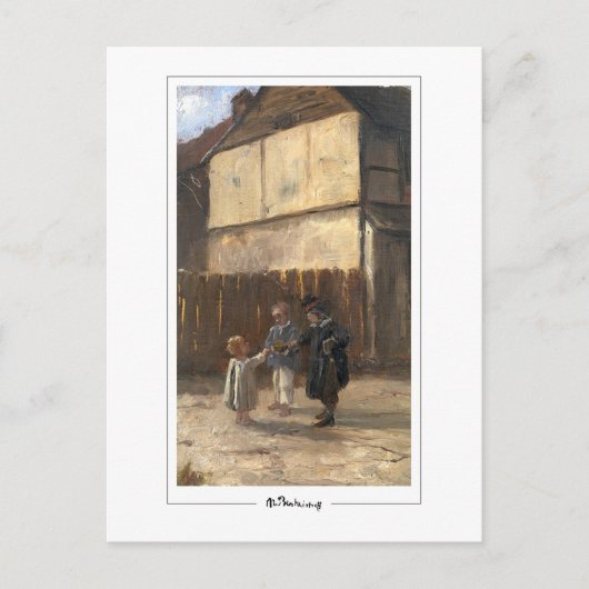 Marie Bashkirtseff #18 - Kunstend Briefkaart (Voorkant)