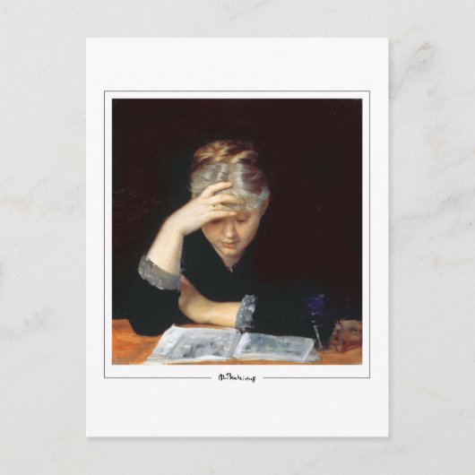 Marie Bashkirtseff #22 - Kunstend Briefkaart (Voorkant)