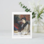 Marie Bashkirtseff #4 - Briefkaart met fijne kunst (Staand voorkant)