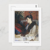 Marie Bashkirtseff #4 - Briefkaart met fijne kunst (Voorkant / Achterkant)