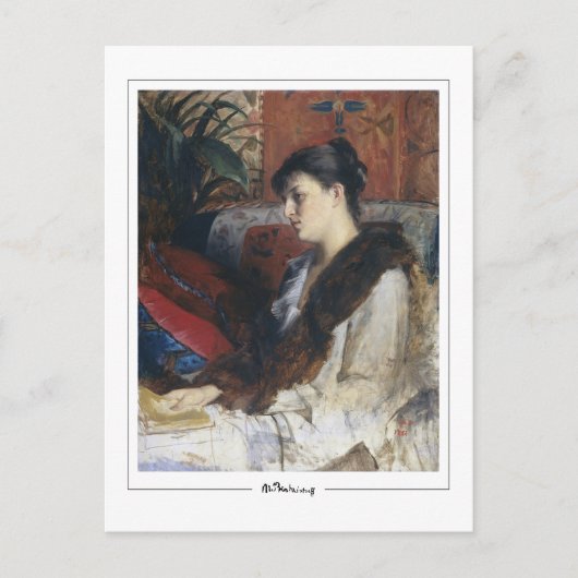 Marie Bashkirtseff #4 - Kunstpostkaart Briefkaart (Voorkant)