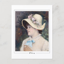 Marie Bashkirtseff #6 - Briefkaart met fijne kunst