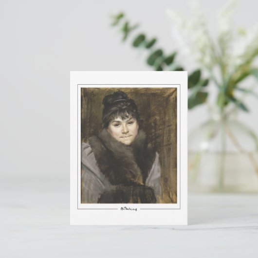 Marie Bashkirtseff #8 - Briefkaart met fijne kunst (Staand voorkant)