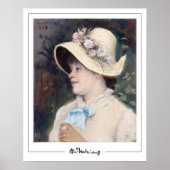 Marie Bashkirtseff Zedign Art Poster 6 (Voorkant)