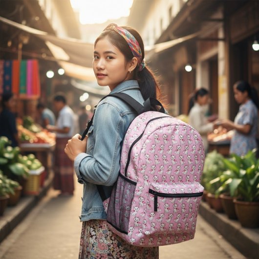 Marie bedrukte rugzak