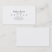 Marie - Black Visitekaartje (Voorkant / Achterkant)