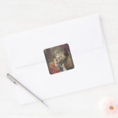 Marie-Caroline de Bourbon met haar kinderen Vierkante Sticker (Envelop)