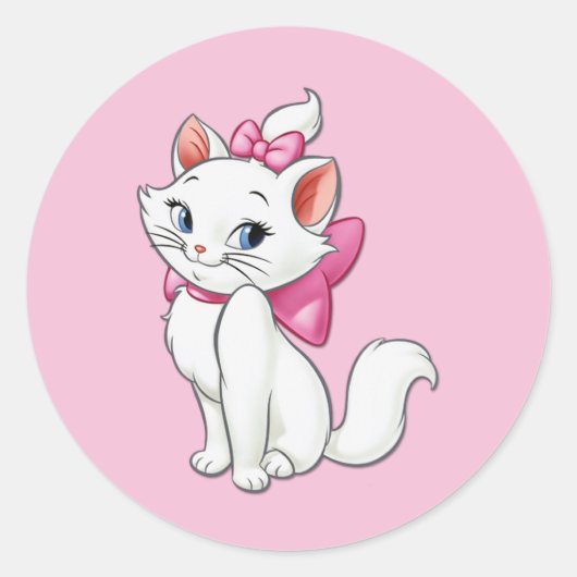 Marie Classic Ronde Sticker (Voorkant)