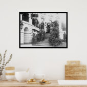 Marie Curie en President Harding 1922 Poster (Keuken)