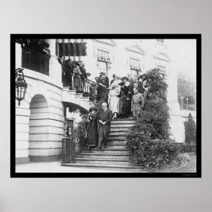 Marie Curie en President Harding 1922 Poster