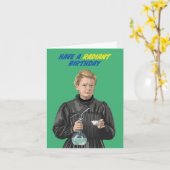 Marie Curie heeft een stralende verjaardag Kaart (Gele Bloem)