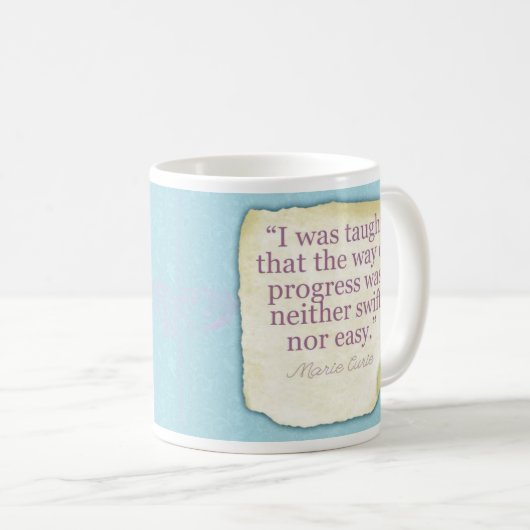 Marie Curie Historische Mok (Voorkant rechts)