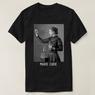 marie curie is een fysicus tonghemd t-shirt