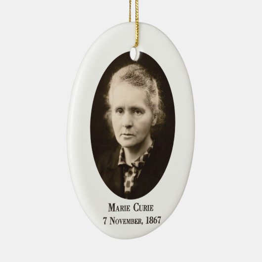 Marie Curie Keramisch Ornament (Rechts)