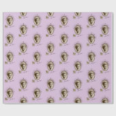 Marie Curie - Lavender Cadeaupapier (Vlak)
