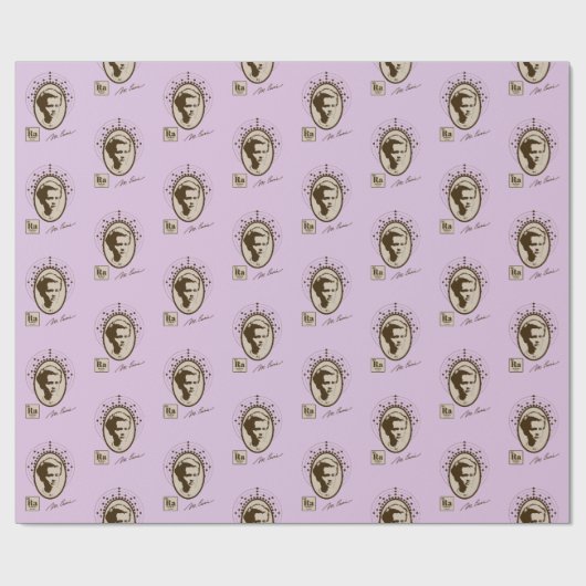 Marie Curie - Lavender Cadeaupapier (Vlak)