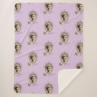 Marie Curie - Lavender Sherpa Deken