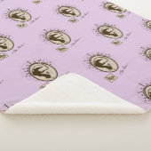 Marie Curie - Lavender Sherpa Deken (3/4)