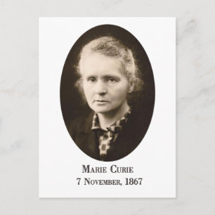 Marie-Curie Postcard Briefkaart
