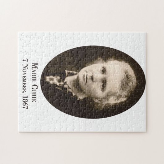 Marie-Curie Puzzle Legpuzzel (Horizontaal)