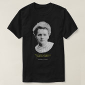 Marie Curie Quote T-shirt (Design voorkant)