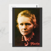 Marie Currie Briefkaart (Voorkant / Achterkant)