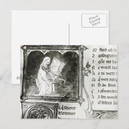 Marie de France Briefkaart (Voorkant / Achterkant)