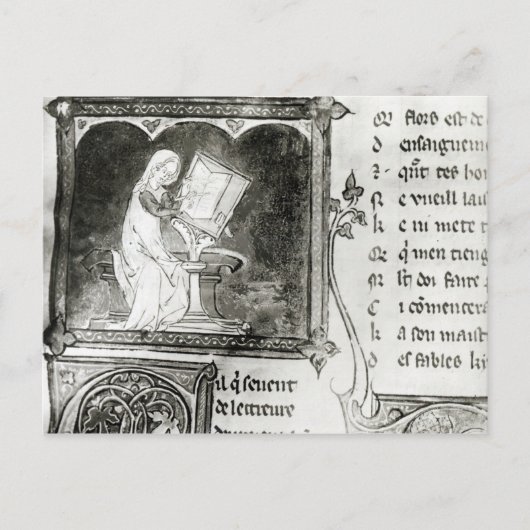 Marie de France Briefkaart (Voorkant)