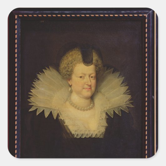 Marie de Medici Vierkante Sticker (Voorkant)