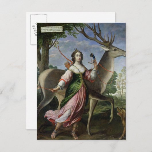 Marie de Rohan-Montbazon Duchess van Chevreuse Briefkaart (Voorkant / Achterkant)