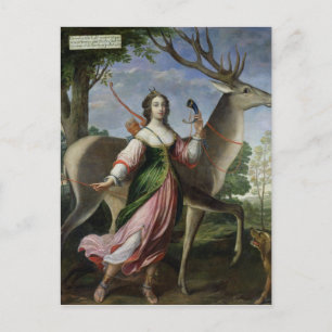 Marie de Rohan-Montbazon Duchess van Chevreuse Briefkaart