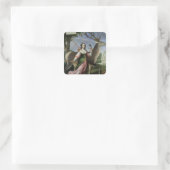 Marie de Rohan-Montbazon Duchess van Chevreuse Vierkante Sticker (Tas)