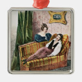 Marie Dorval in de rol van Adele d'Hervey Metalen Ornament (Voorkant)