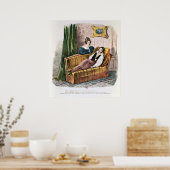 Marie Dorval in de rol van Adele d'Hervey Poster (Keuken)