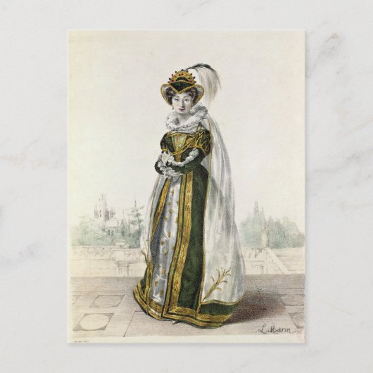 Marie Dorval in 'Marion Delorme' door Victor Briefkaart (Voorkant)