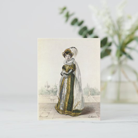 Marie Dorval in 'Marion Delorme' door Victor Briefkaart (Staand voorkant)