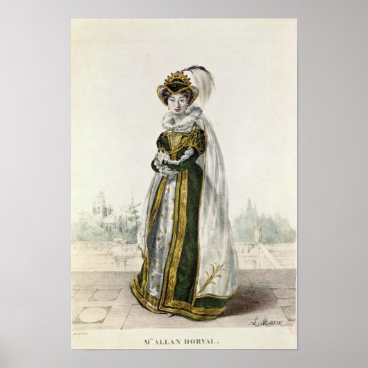 Marie Dorval in 'Marion Delorme' door Victor Poster (Voorkant)