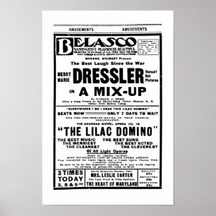 Marie Dressler 1915 theater en poster