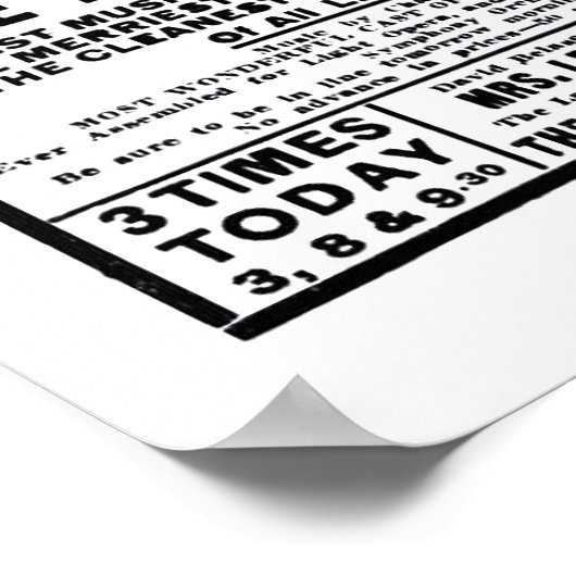 Marie Dressler 1915  theater en poster (Hoek)