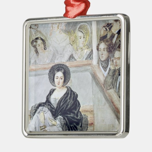 Marie Duplessis in het theater Metalen Ornament (Links)